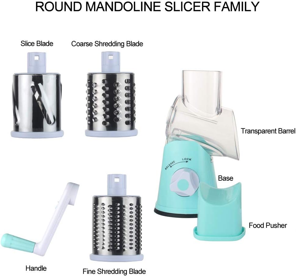 مبشرة الخضار الدوارة (Rotary Drum Grater)