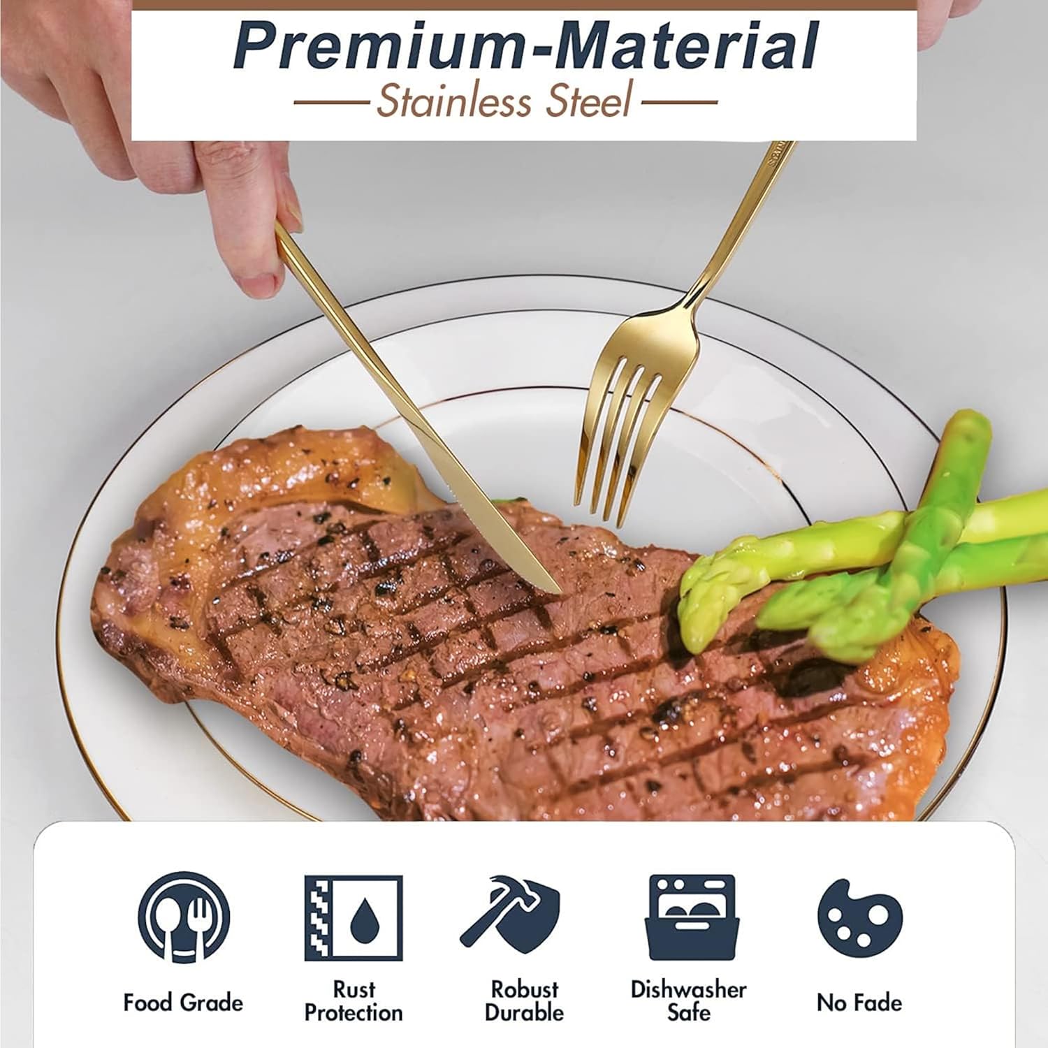 طقم معالق الدهبي